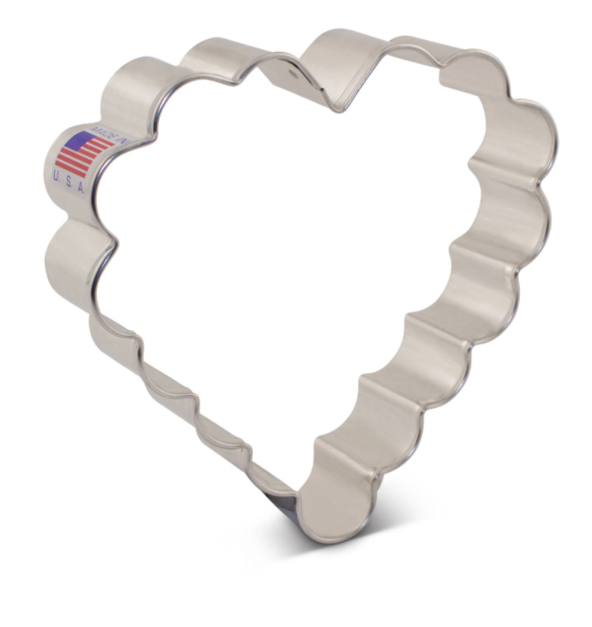 Scalloped Heart Cookie Cutter