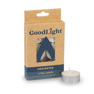 Unscented Tea Light Candles: 6-Count Box
