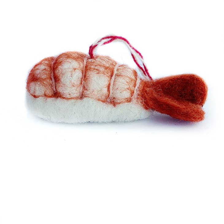 Sushi Felt Wool Christmas Ornament