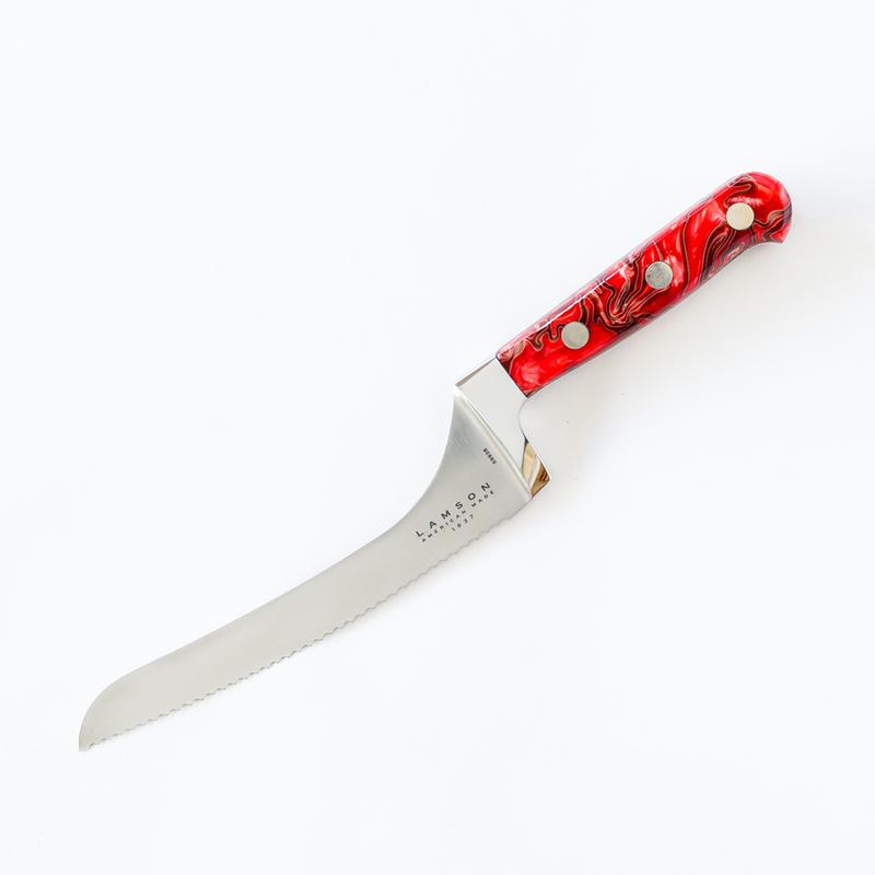 Lamson Fire Offset Bread Knife 7"