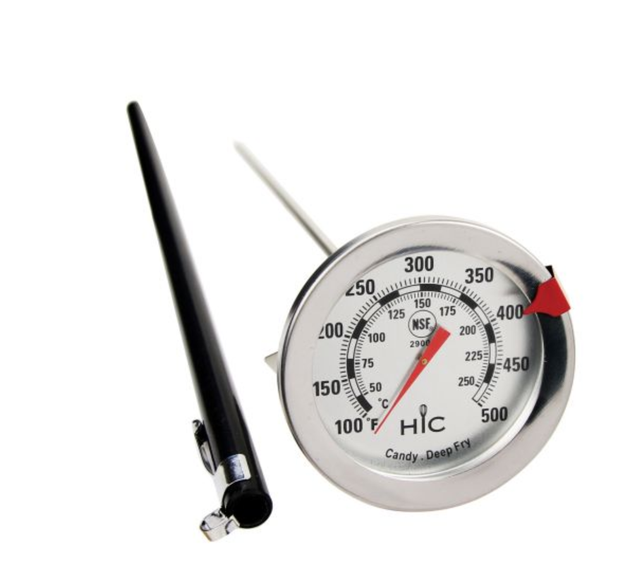 Deep Fry Large Face Analog Thermometer