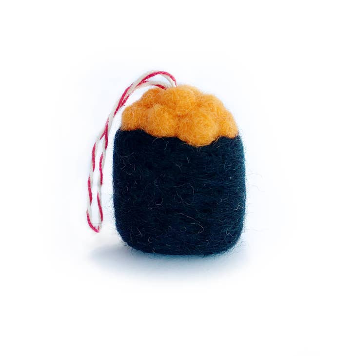 Sushi Felt Wool Christmas Ornament