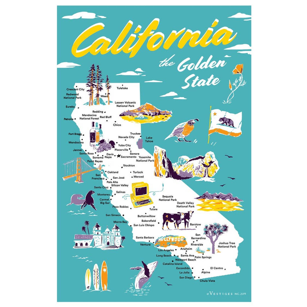 California Icon Towel