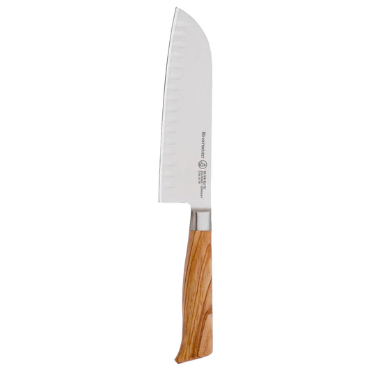 Oliva Elite Kullenschliff Santoku Knife - 7"