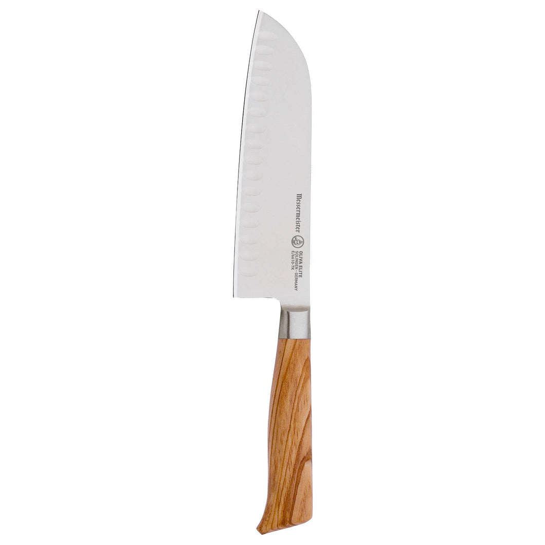 Oliva Elite Kullenschliff Santoku Knife - 7