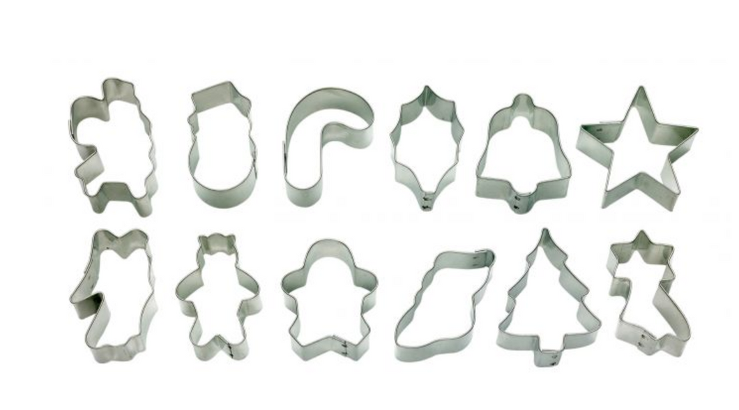 Mrs. Andersons Baking Cookie Cutter, Holiday, Set of 12
