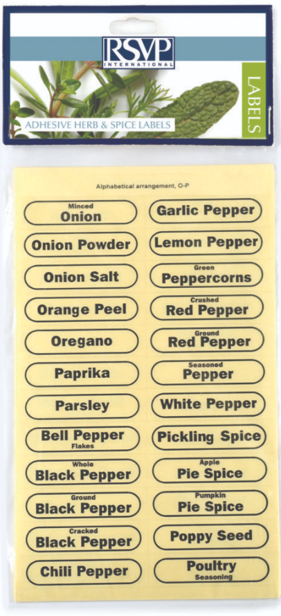 Spice Labels