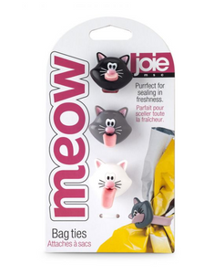 Joie Meow Bag Ties, Set of 3