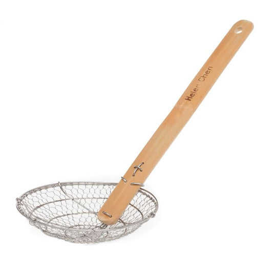 Helen's Asian Kitchen Spider Strainer, 5" Bamboo