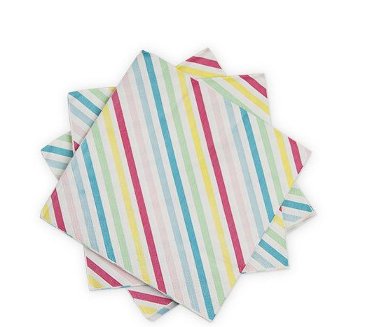 Sugar & Striped Dinner Napkin by Cakewalk