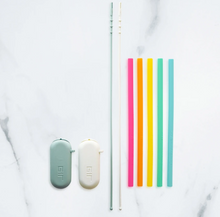 Load image into Gallery viewer, Silicone Straw w/ Case
