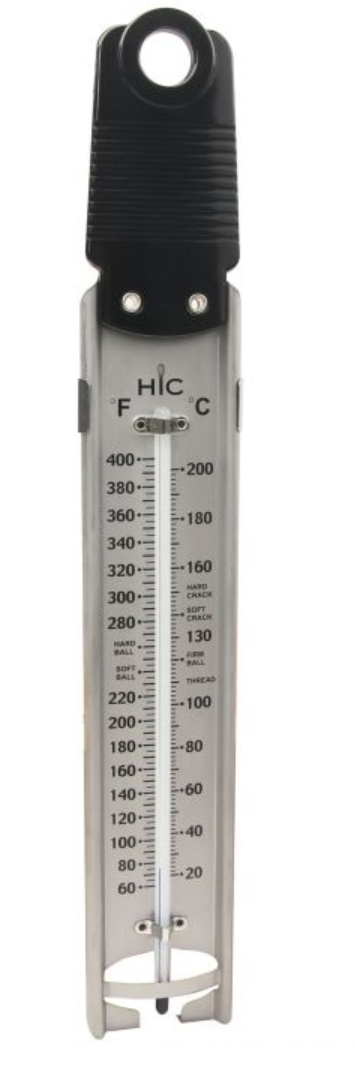 Polder Candy/Jelly/Deep Fry Thermometer Stainless Steel with Pot